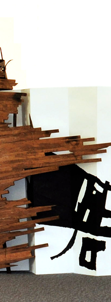 Buchskulptur: Fragmente 1+2